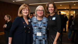 Diane Turbide, Kim Pittaway, Executive Director of Master of Fine Arts in Creative Nonfiction and Hilary McMahon