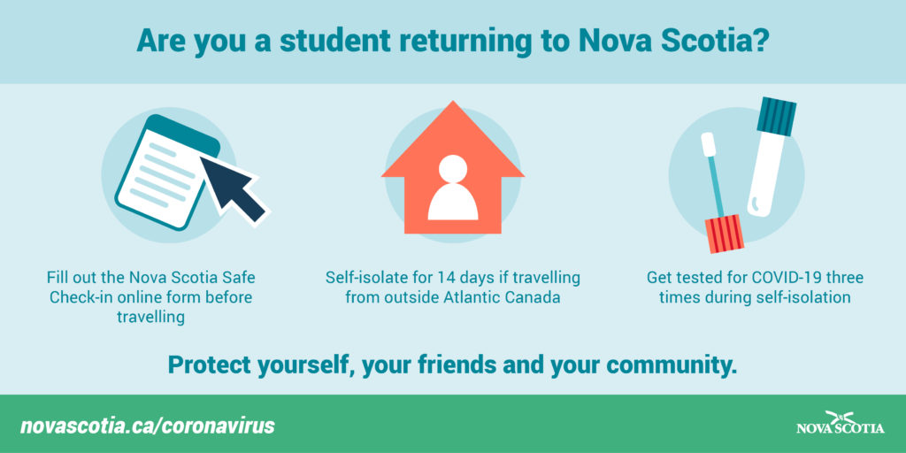 New rules for students returning to Nova Scotia
