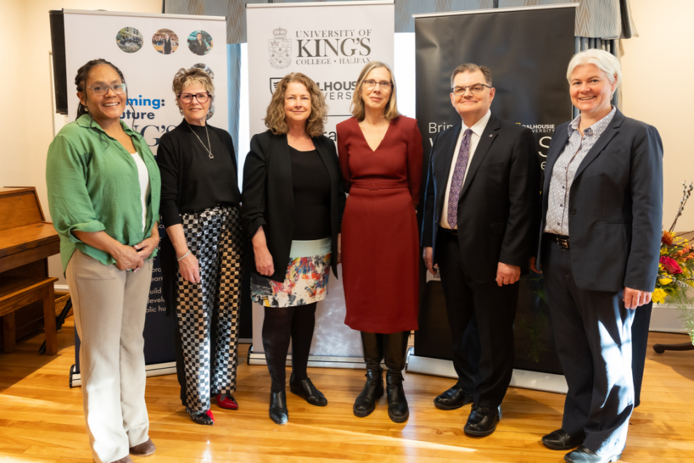 group shot of principals involved in Roper-Hannah Chair