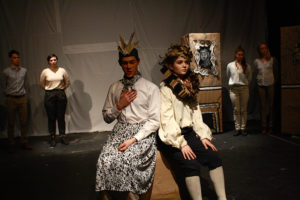 Actors on stage during KTS production.
