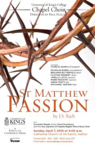 St Matthew Passion Poster