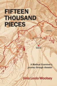 Book cover of "Fifteen Thousand Pieces" by MFA grad Gina Woolsey