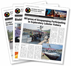 stack of Mi'kmaq Maliseet News editions
